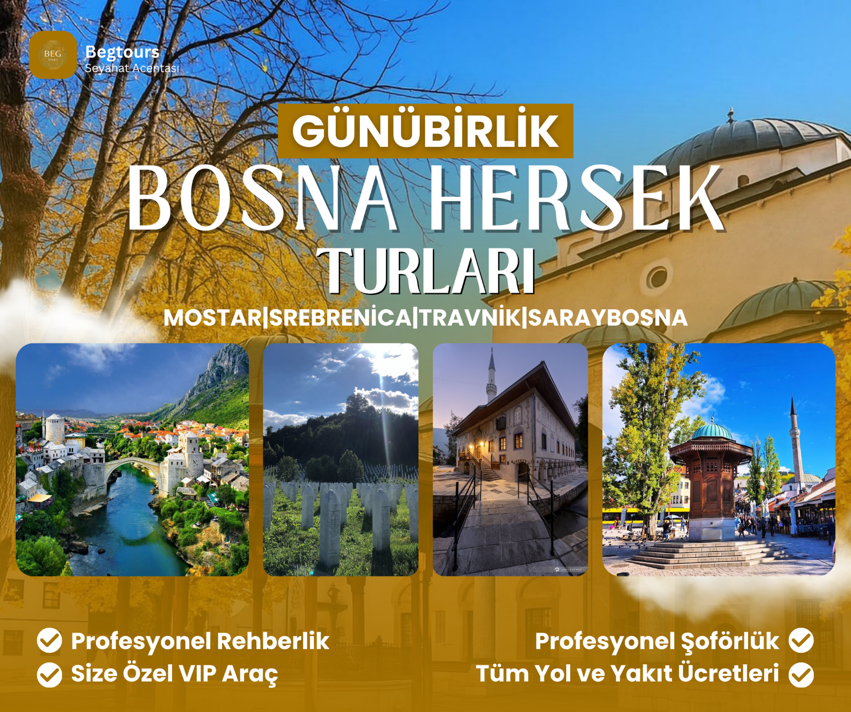 Günübirlik Bosna Hersek Turları