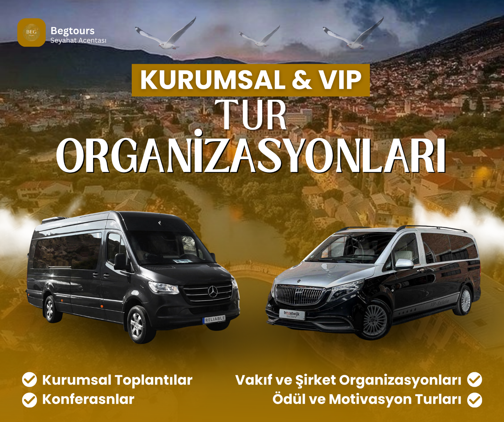 Kurumsal ve VIP Tur Organizasyonları